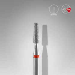 Diamond nail drill bit frustum red EXPERT head diameter 2