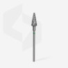 Carbide nail drill bit cone green EXPERT head diameter 6 mm /working part 14 mm