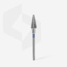 Carbide nail drill bit for left-handed users cone blue EXPERT head diameter 6 mm / working part 14 mm