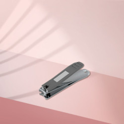 Nail clipper small with matte handle and nail file BEAUTY & CARE 50