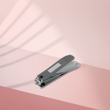 Nail clipper small with matte handle and nail file BEAUTY & CARE 50