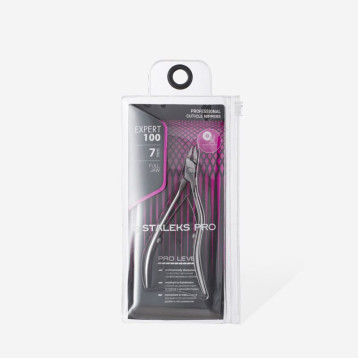Professional cuticle nippers EXPERT 100 7 mm