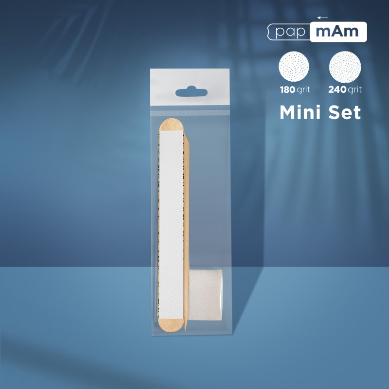 Disposable set EXPERT 30 (papmAm Mix on a wooden base 100/180 grit