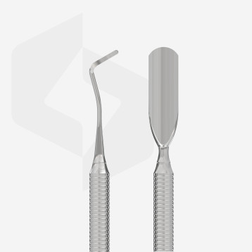 Podology curette PODO 20 TYPE 1 (curette and rounded wide pusher) PP-20/1