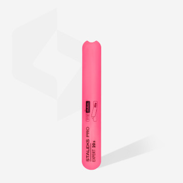 Straight beveled plastic base for nail file EXPERT 20s (130mm)