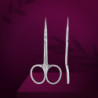 Professional cuticle scissors with hook EXCLUSIVE 21 TYPE 1 (magnolia)