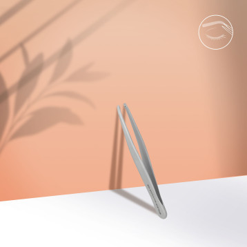 Eyebrow tweezers BEAUTY & CARE 10 TYPE 2 (narrow straight)