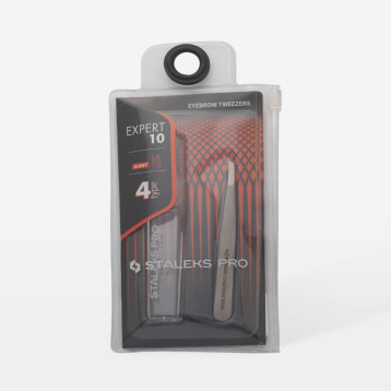 Eyebrow tweezers EXPERT 10 TYPE 4 (narrow beveled) TE-10/4