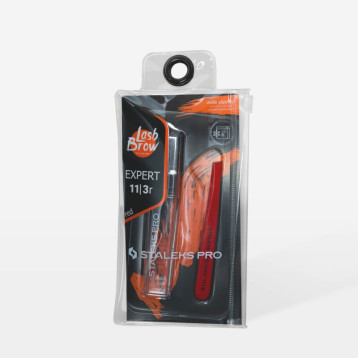 Eyebrow tweezers red EXPERT 11 TYPE 3r (wide beveled)