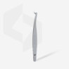 Professional eyelash tweezers with fiber tips EXPERT 44 TYPE12 (L-shaped, 65')