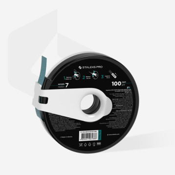 Disposable abrasive tape papmAm EXCLUSIVE in a plasticcase STALEKS PRO 100 grit