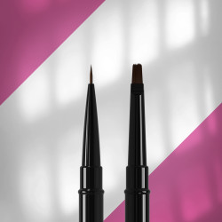 Double-ended brush EXPERT liner 7 mm / for gel 7mm NBE-01/04