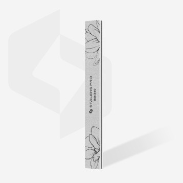 Straight mineral nail file EXPERT 20 180/240 grit (25 pcs) NFE-20-180/240-25