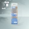Disposable files papmAm on soft foam layer 240 grit (10 pcs)and a wooden base (2 pcs) SMART 20
