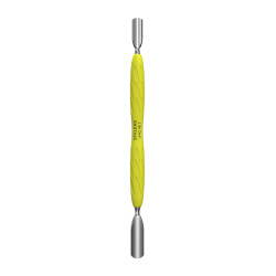 Manicure pusher Gummy  with silicone handle UNIQ 10 TYPE 1 (rounded wide and rounded narrow pusher)