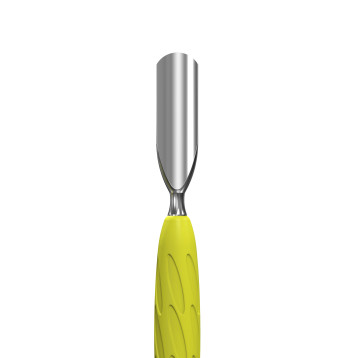 Manicure pusher Gummy  with silicone handle UNIQ 10 TYPE 1 (rounded wide and rounded narrow pusher)
