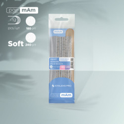 Disposable files papmAm on soft foam layer 180 grit (5 pcs)