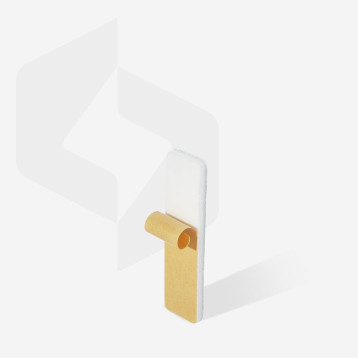 Disposable white files for short nail file (grinding file) EXPERT51 240 grit (10 pcs)