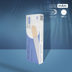 Disposable white files papmAm on a wooden base EXPERT 22 180 grit (25 pcs)