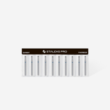 Diamond nail drill bit ball blue EXPERT head diameter 2,5 mm