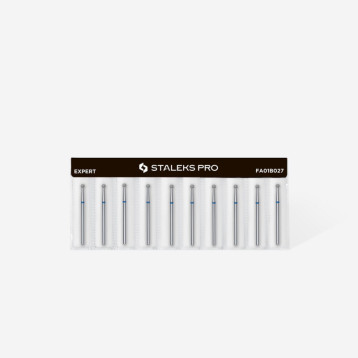 Diamond nail drill bit ball blue EXPERT head diameter 2,7 mm