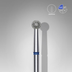 Diamond nail drill bit ball blue EXPERT head diameter 3