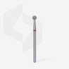 Diamond nail drill bit ball red EXPERT head diameter 4 mm